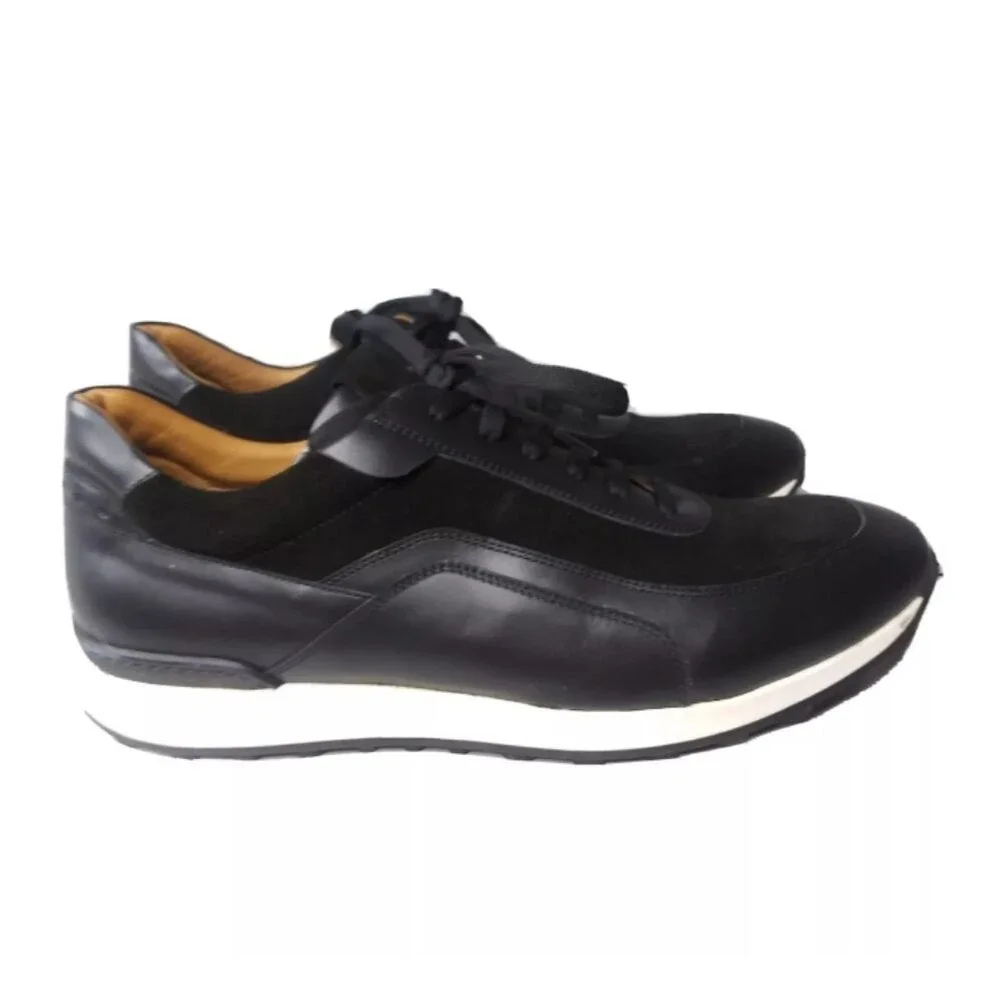 VARDA Men's Shoes Italian Leather Lace Up Casuals Size 12 M EU 45 Retail $395